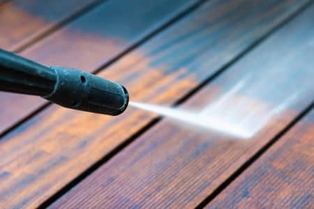 Wood Deck Washing